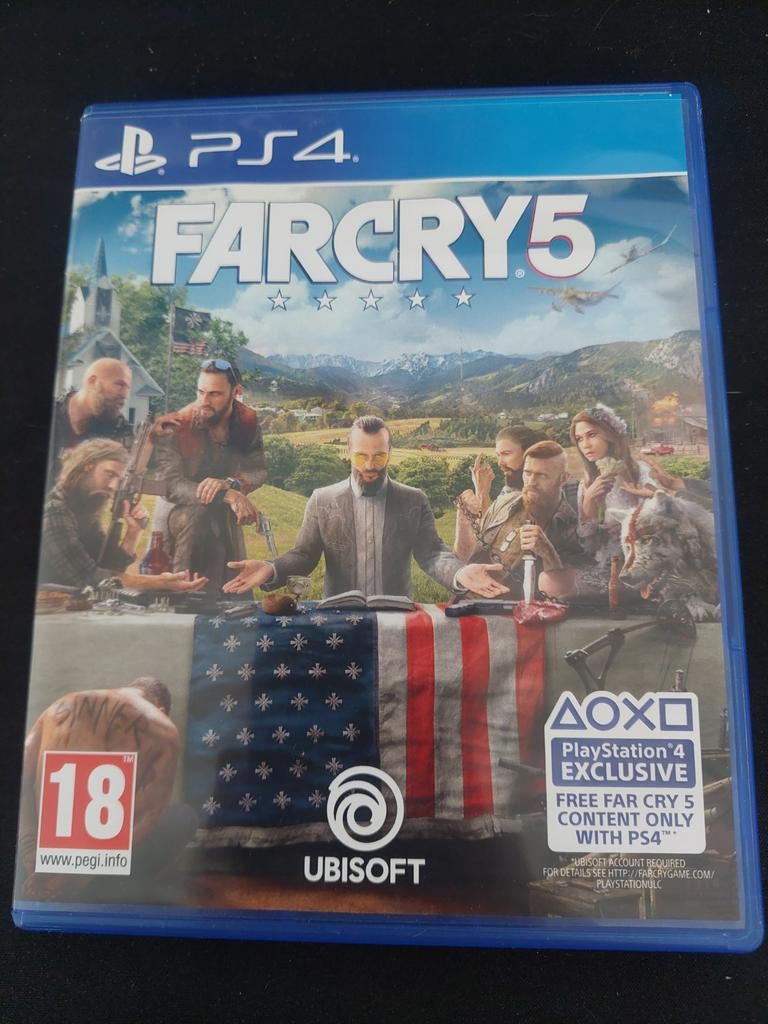 Far Cry 5 (PS4), Consoles de jeu & Jeux vidéo, Jeux | Sony PlayStation 4, Enlèvement, Autres genres, À partir de 18 ans, Online