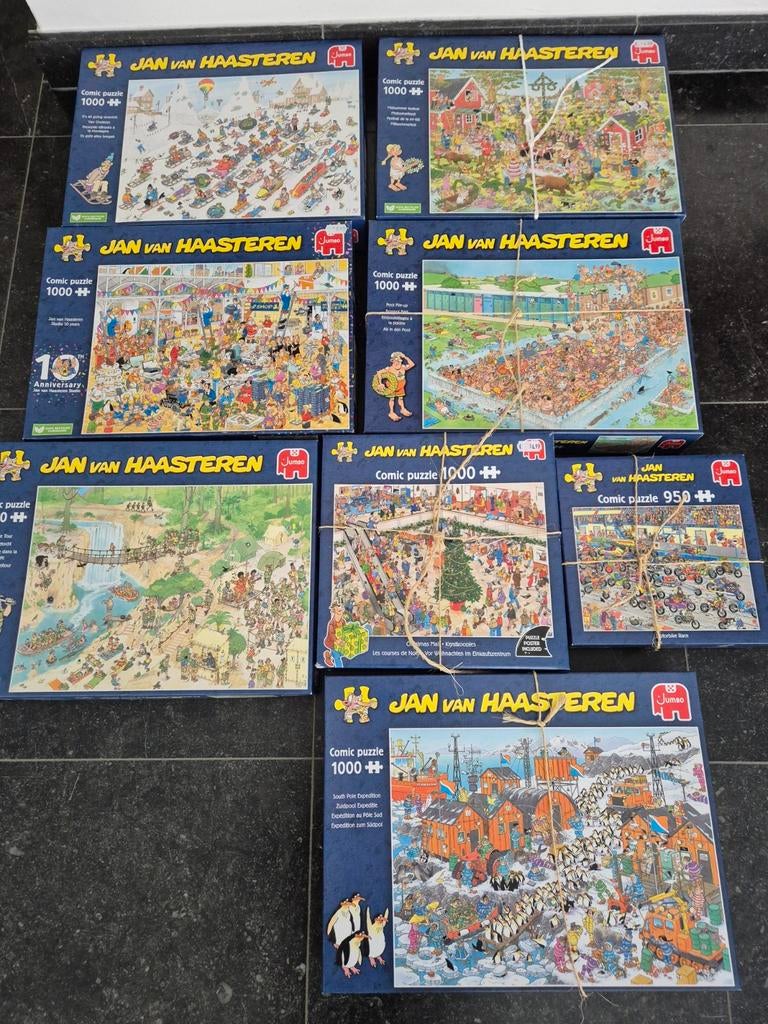 Puzzels 1000 stukjes, Ophalen