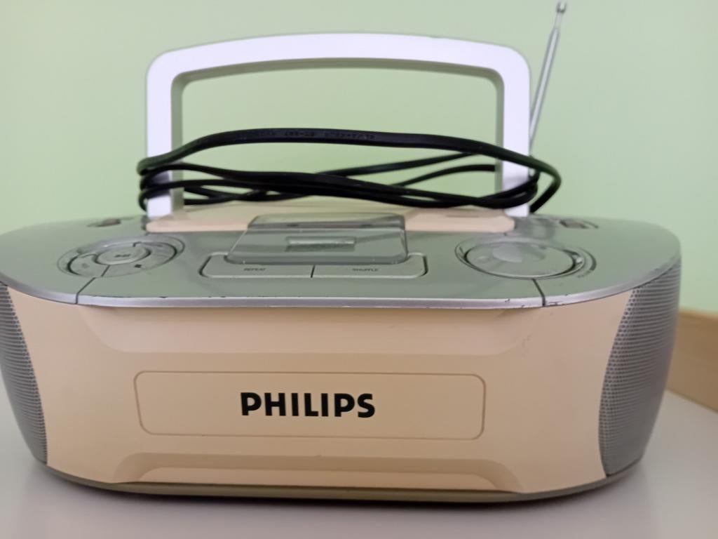 Radio Philips, cd speler nazien., Ophalen, Gebruikt, Radio, Met cd-speler