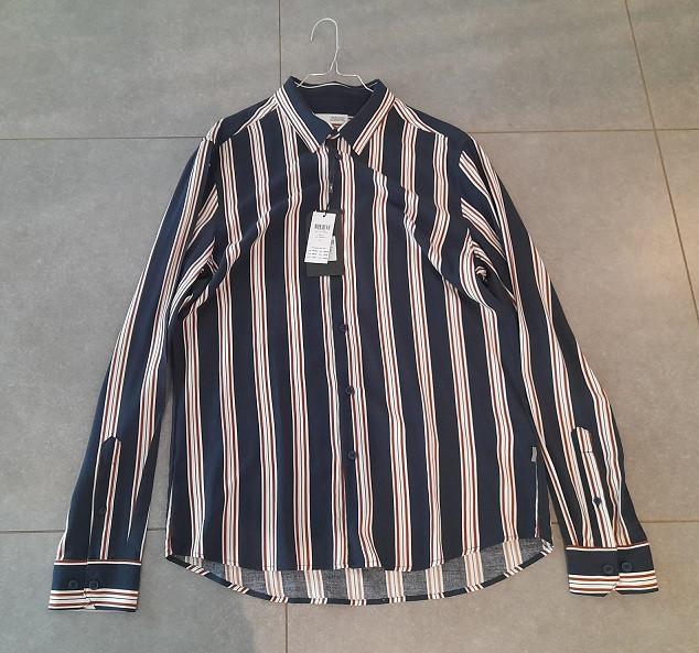 Gestreept hemd Solid Hermitage, Kleding | Heren, Overhemden, Nieuw, Overige kleuren, Ophalen of Verzenden