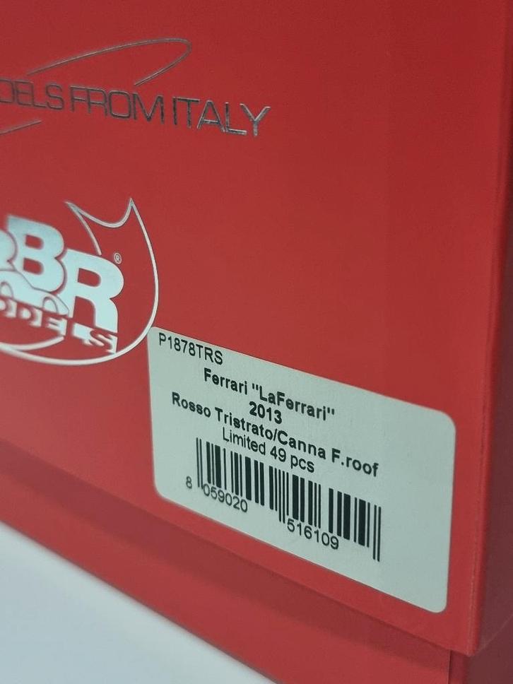 Ferrari LaFerrari BBR 1:18 Limited 12/49 – ULTRA RARE, Hobby en Vrije tijd, Modelauto's | 1:18, Nieuw, Auto, Overige merken, Ophalen of Verzenden