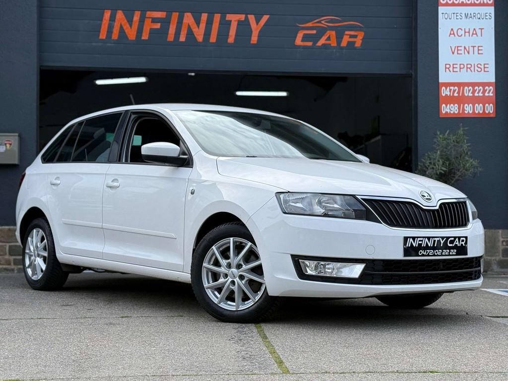 Skoda Rapid/Spaceback Rapid 1.6 CR TDI Spaceback Active, Auto's, Voorwielaandrijving, Euro 5, Zwart, 4 cilinders