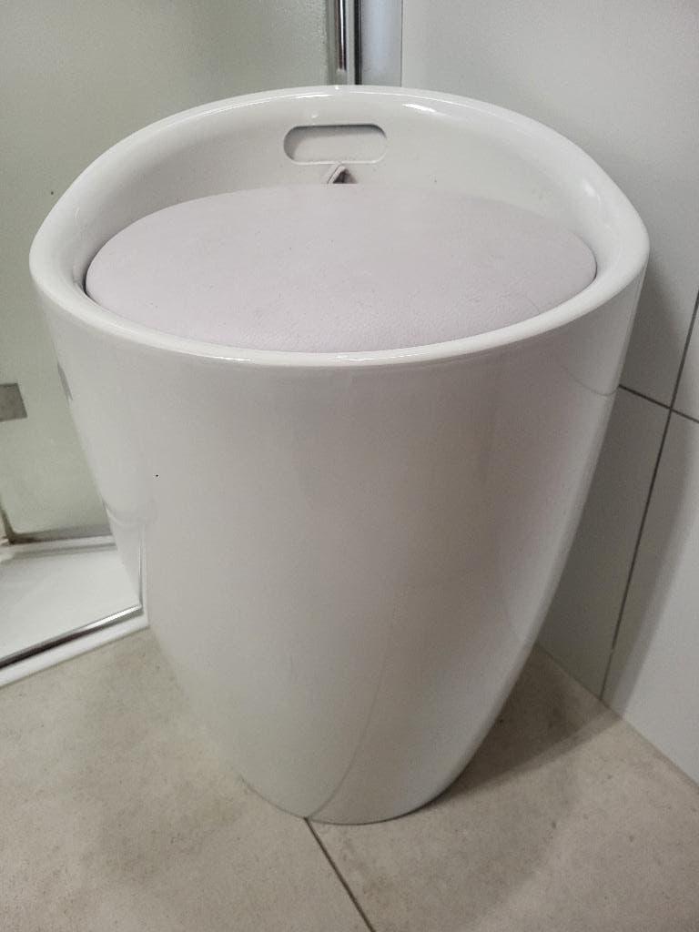 Tabouret avec rangement, Maison & Meubles, Tabourets, Comme neuf, Plastique, Enlèvement