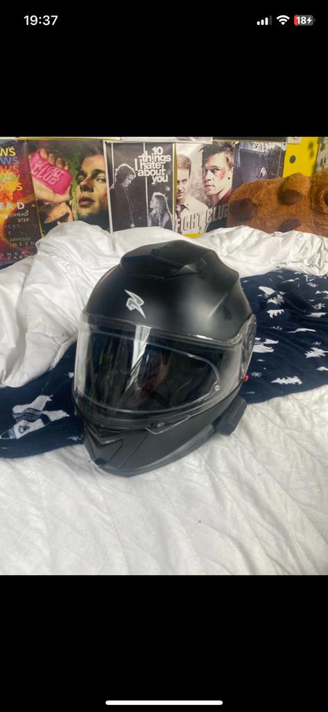 Motor/scooter helm, Ophalen, M, Systeemhelm, Dames