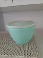 Vintage- Bol/plat haut vert avec couvercle bombé, Ophalen of Verzenden, Groen