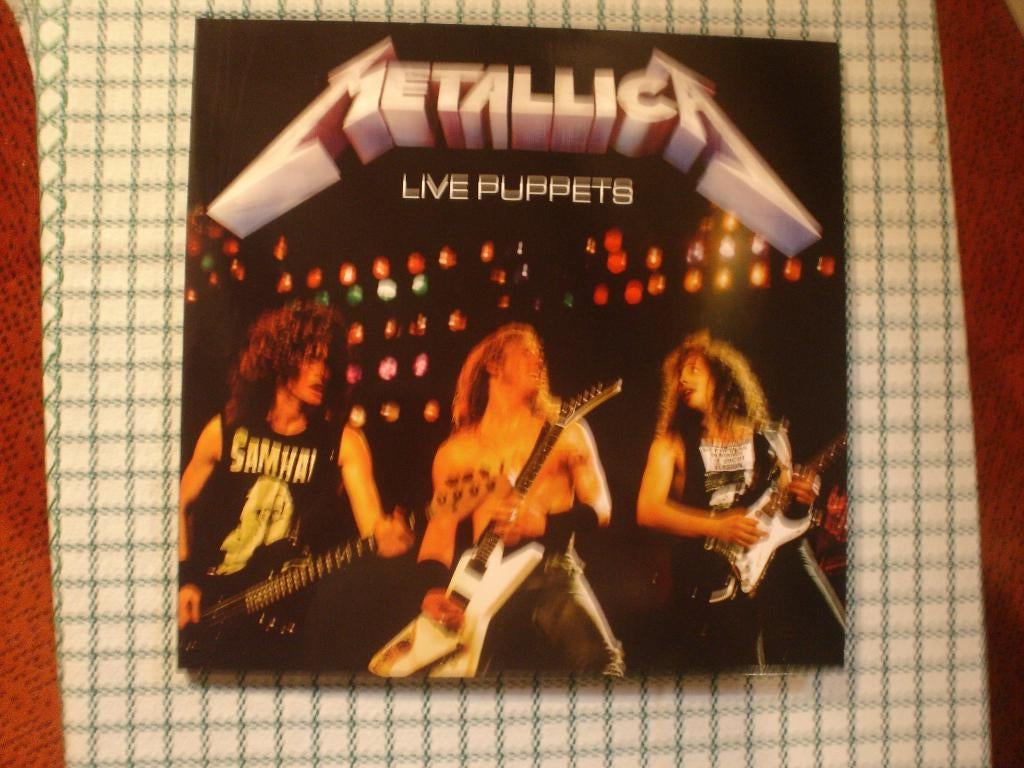 metallica live puppets 1986 dubbel lp gekleurd, Pop rock, Enlèvement ou Envoi, Autres formats, Vinyle coloré