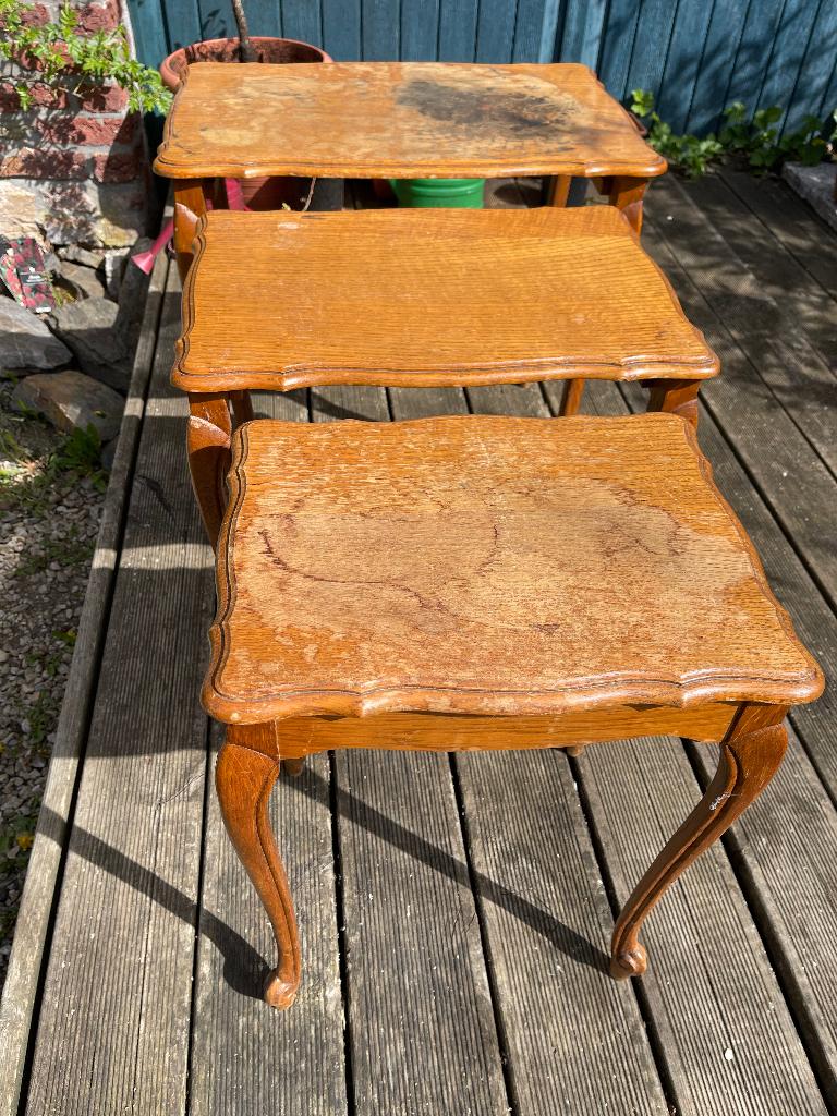 Tables Gigognes (3), Antiquités & Art, Enlèvement