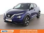 Nissan Juke 1.0 DIG-T Tekna (bj 2021, automaat), Auto's, Nissan, Gebruikt, Blauw, 5 zetels, 5 deurs