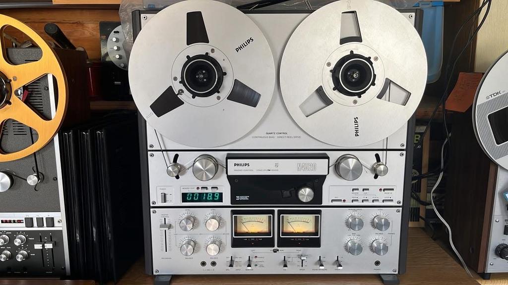 Philips N4520, Enlèvement ou Envoi, Magnétophone, Avec bandes