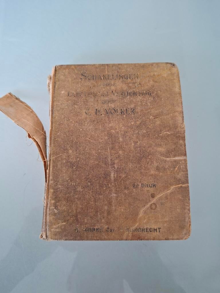 Oud elektrotechnisch boek (1930), Ophalen of Verzenden