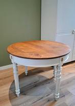 Table ronde chêne massif - 4 à 6 pers. style ferme/campagne, 100 à 150 cm, Cinq personnes ou plus, Rond, Ferme, campagne