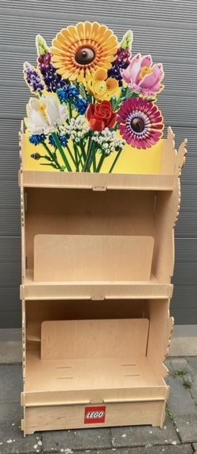 lego botanicals winkel display bloemen, Ophalen, Zo goed als nieuw, Lego, Overige thema's