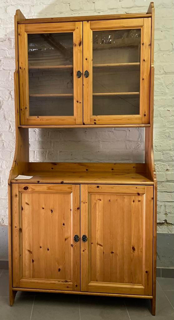 LEKSVIK Ikea kast buffetkast - MOET NU WEG, Ophalen, Gebruikt, 50 tot 100 cm, Landelijk