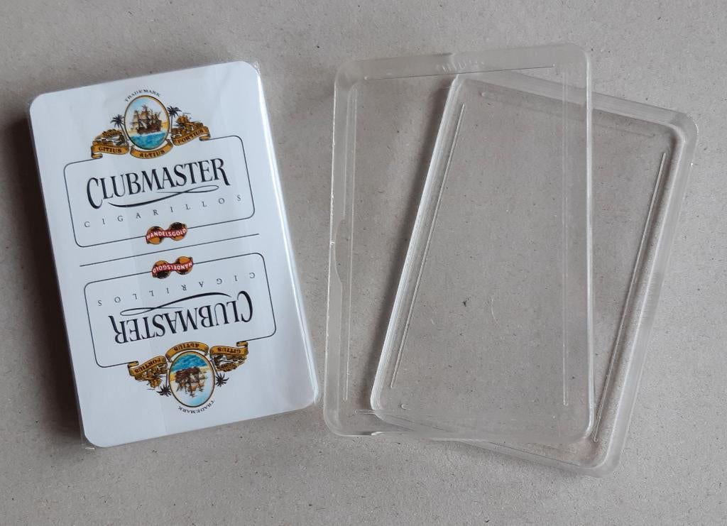 SPEELKAARTEN CIGARILLOS CLUBMASTER RECLAME TABAK TABAC., Verzamelen, Ophalen of Verzenden, Speelkaart(en)