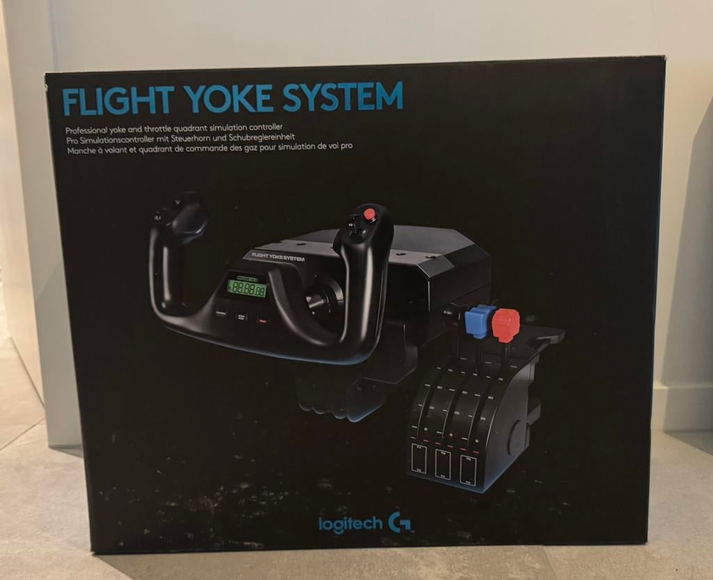 Logitech Flight Yoke System, Games en Spelcomputers, Ophalen of Verzenden, Overige merken, Zo goed als nieuw