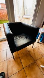 Fauteuil in namaak leder, Ophalen, Gebruikt, Modern