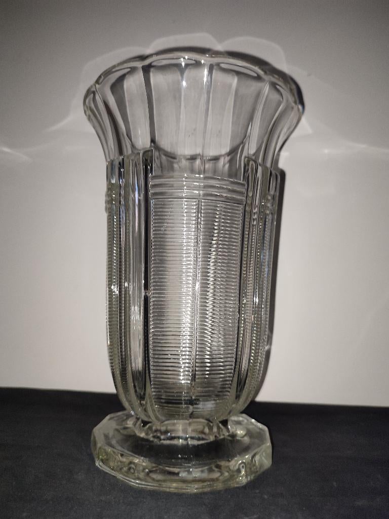 Val Saint Lambert - luxval vaas John - art deco, Ophalen