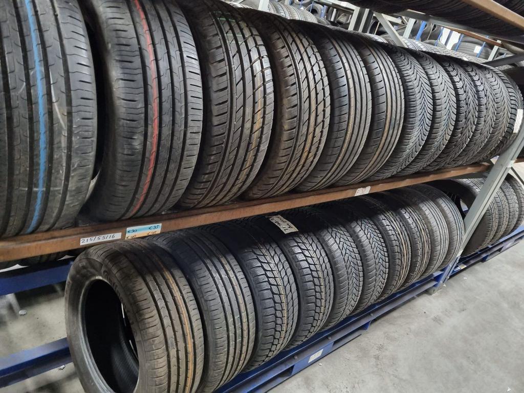 215/55/16 zomerbanden diverse A-merken 6+mm vanaf €40 p st., Auto-onderdelen, Banden en Velgen, -, Ophalen of Verzenden, Band(en)