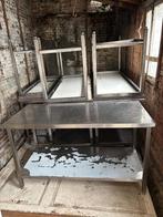 RVS tafels, Ophalen, Gebruikt, Inox Meubilair