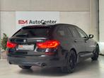 BMW 520DAs Autom. Sport Pano-LED-Memory-Acc-CAM-HeadUp-BTW., Autos, BMW, Cuir, Entreprise, Entretenue par le concessionnaire, Noir