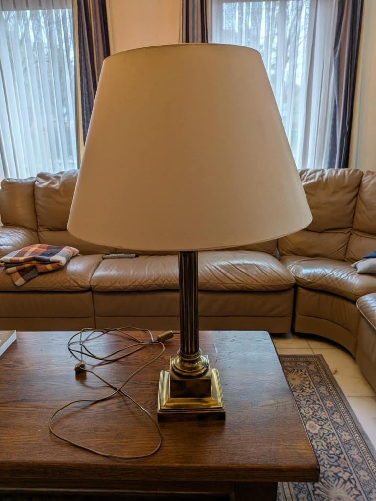 Messing brons lamp, Ophalen, Brons