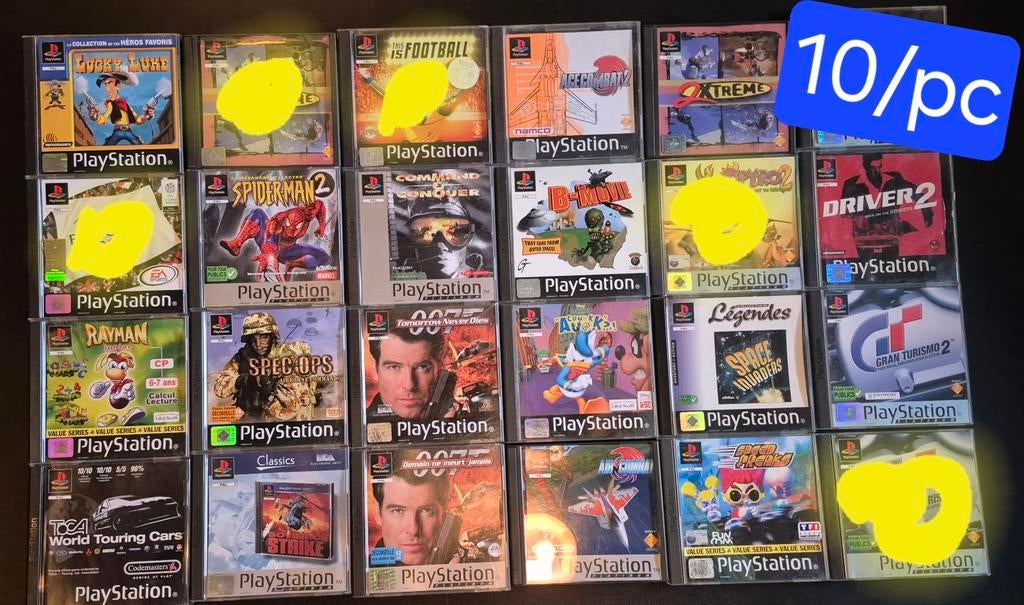 Jeux Playstation 1 CIB àpd de 10€️, Consoles de jeu & Jeux vidéo, Enlèvement ou Envoi