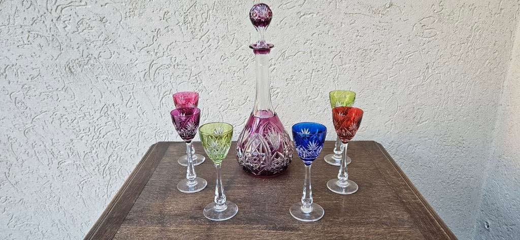 Val Saint Lambert art deco set, Ophalen