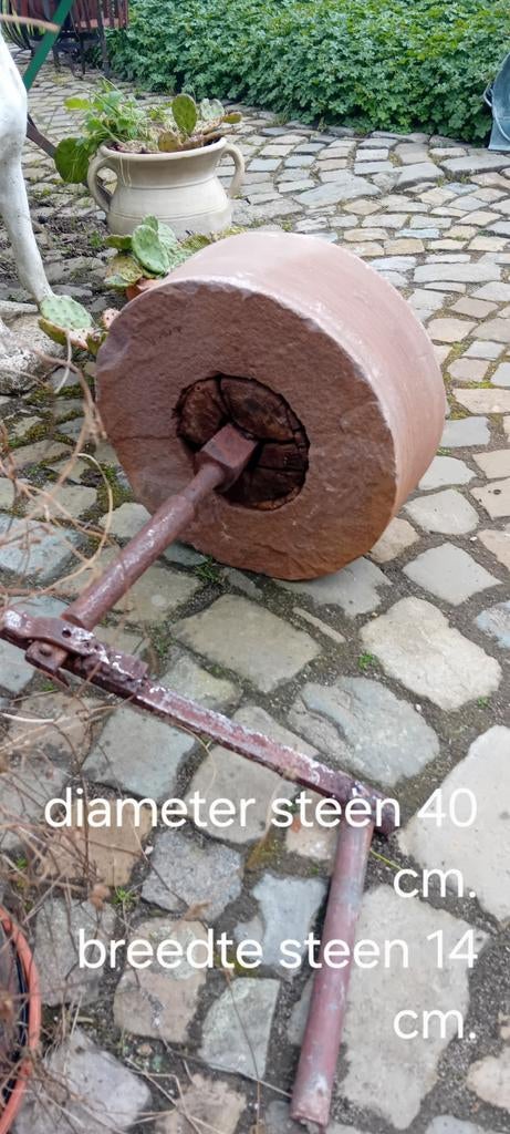 Antieke slijpsteen, Ophalen