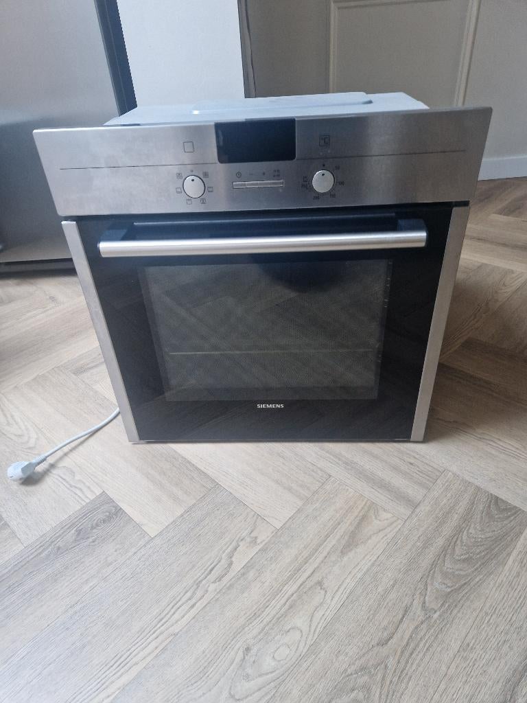 siemens inbouwoven plus inbouw magnetron, Gebruikt, Oven, Inbouw, 45 tot 60 cm