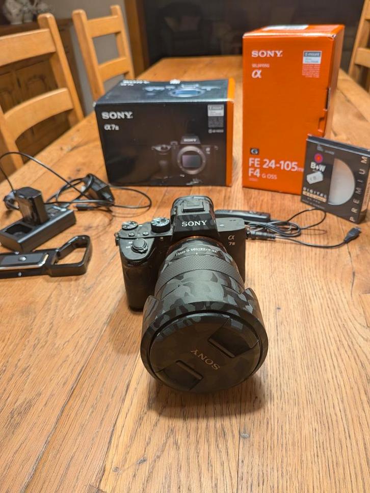 Sony A7III set + 24-105 F4 + 90mm Macro + Haida filters + ca, Audio, Tv en Foto, Fotocamera's Digitaal, Sony, Ophalen