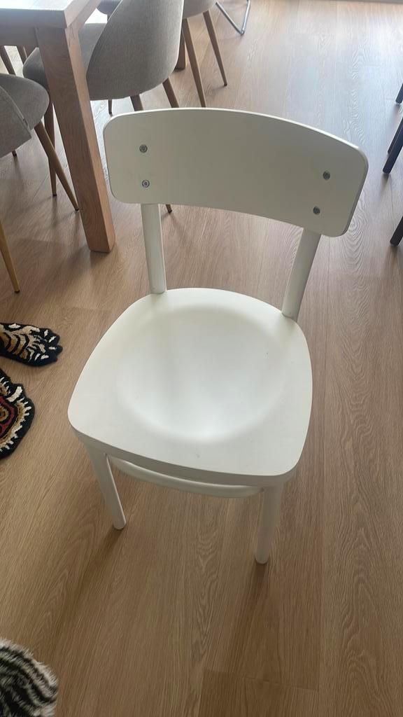 Witte IKEA Stoel – Goede Staat – Ideaal voor Studenten, Maison & Meubles, Chaises, Blanc, Enlèvement
