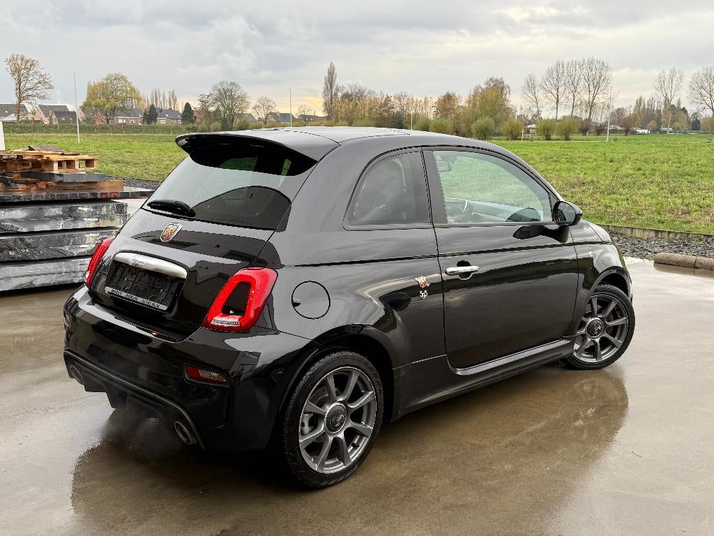 Abarth 595, 1.4i T-jet, 2018, Autom, Pano, Beats Audio, 12M, Auto's, Abarth, 4 zetels, 4 cilinders, Alcantara, Zwart