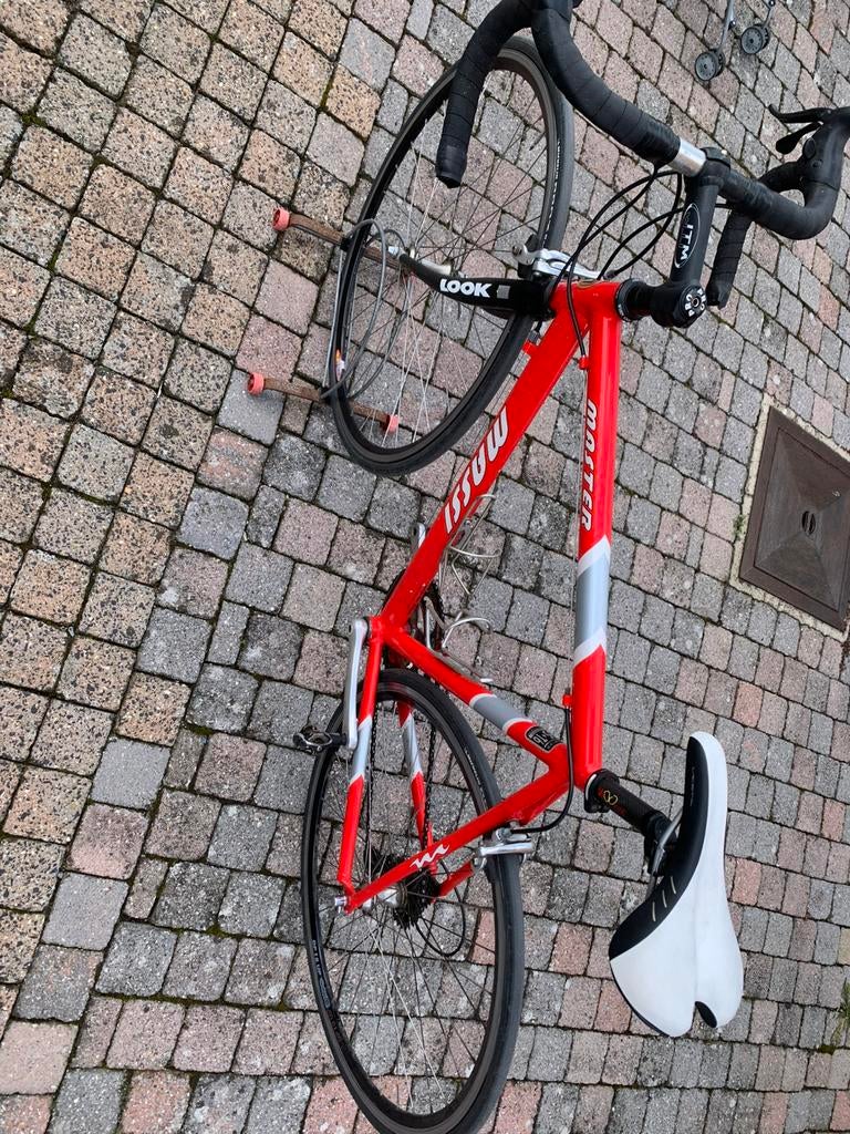 Koersfiets met campagnolo, Fietsen en Brommers, Ophalen, Zo goed als nieuw, Carbon