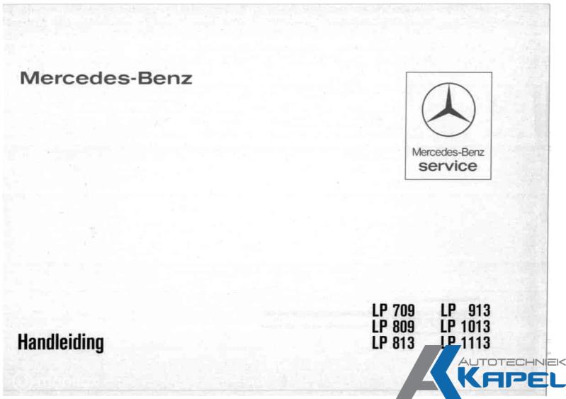 Handleiding LP709_LP809_LP813_LP913_LP1013_LP1113 Online PDF, Auto diversen, Handleidingen en Instructieboekjes