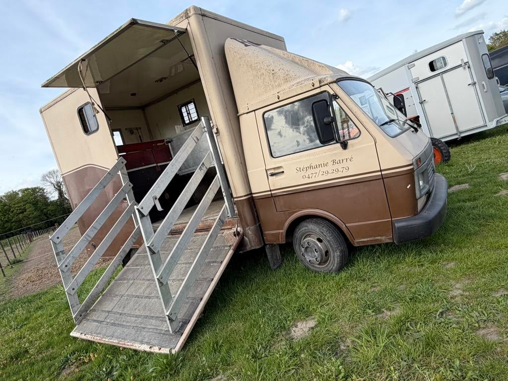 Camion chevaux, Dieren en Toebehoren, Paarden en Pony's | Trailers en Aanhangwagens, Gebruikt, 2-paards trailer, Ophalen
