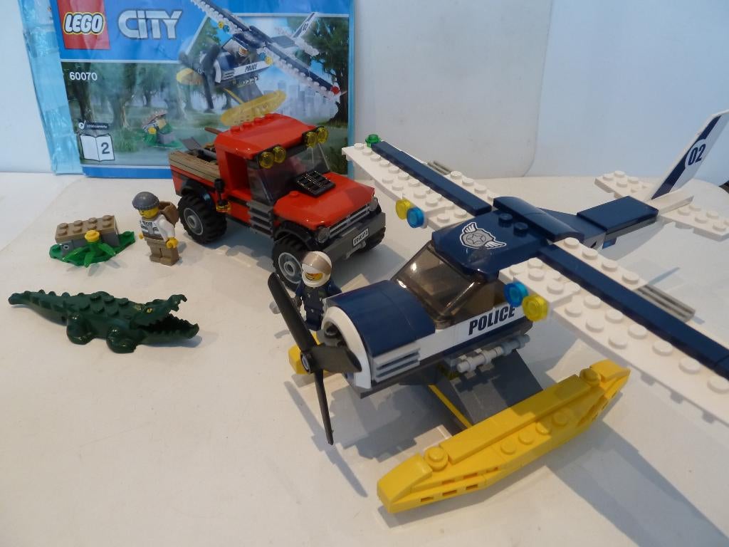 Lego City Swamp Police 60070 Chase en hydravion, City, Enlèvement ou Envoi, Lego, Ensemble complet