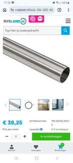 Rvs buizen 316, Doe-het-zelf en Bouw, Ophalen, Inox, 2 tot 4 meter, Nieuw