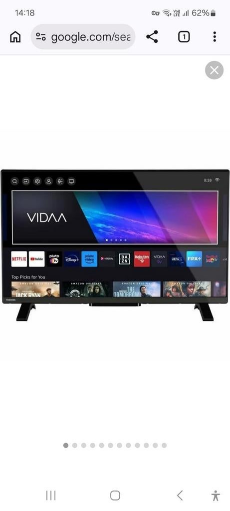 Toshiba 32WV2E63DG Neuf dans sa boîte, TV, Hi-fi & Vidéo, Télévisions, LED, 80 à 100 cm, Toshiba, Smart TV, Enlèvement