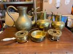 Lot de vaisselle et objets en cuivre et laiton ancien, Antiquités & Art, Enlèvement ou Envoi