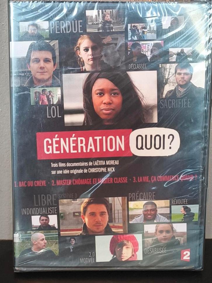 DVD de la série documentaire " Génération Quoi?", Cd's en Dvd's, Dvd's | Documentaire en Educatief, Nieuw in verpakking, Politiek of Geschiedenis