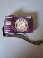 Nikon COOLPIX L27  Purple Lineart  (CIB), TV, Hi-fi & Vidéo, Appareils photo numériques, Enlèvement ou Envoi, Compact, Nikon