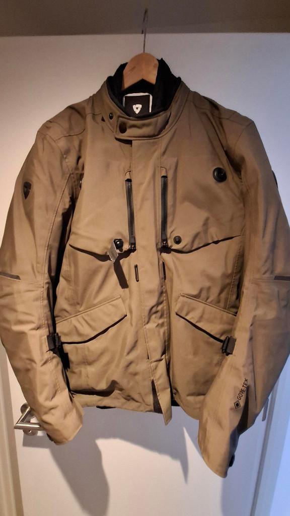REV'IT GTX  3XL  KAKI, Motoren, Kleding | Motorkleding, Broek | textiel, Heren, Tweedehands, Ophalen of Verzenden