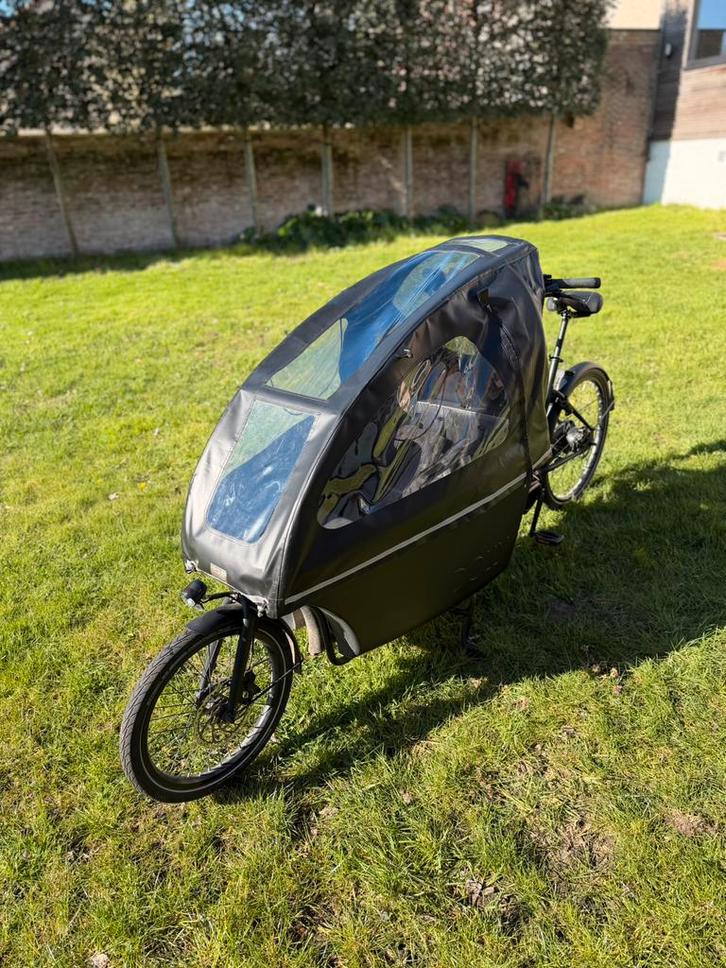Dolly elektrische bakfiets met regenkap zwart in topconditie, Fietsen en Brommers, Fietsen | Bakfietsen, Gebruikt, Overige merken