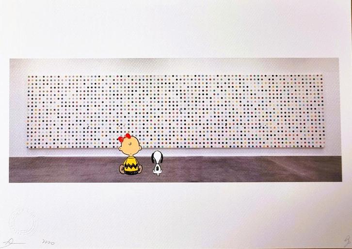 Charlie Brown - Snoopy - Death NYC - Pop art - A/P - Lim.Ed, Antiek en Kunst, Kunst | Litho's en Zeefdrukken, Ophalen of Verzenden
