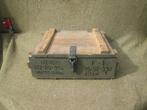 Houten munitie kist Duitsland 2, Verzamelen, Ophalen, Landmacht, Kist of Geocache