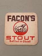 RECTO-VERSO oud viltje brouwerij FACON te GENT, Ophalen of Verzenden, Gebruikt, Viltje(s)