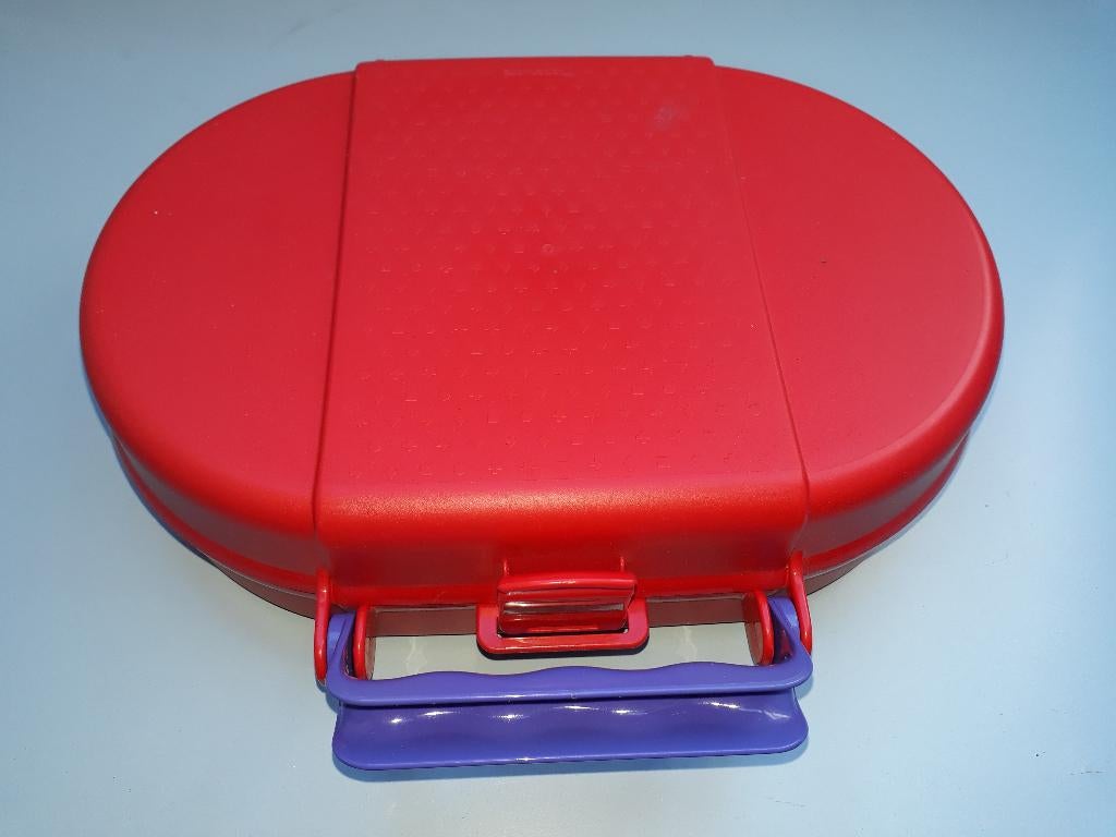 (speel)koffertje Tupperware, Ophalen