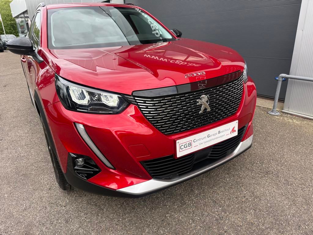 Peugeot 2008 12 ALLURE PACK 100pk als nieuw, Autos, Rouge, Achat, Euro 6, Noir