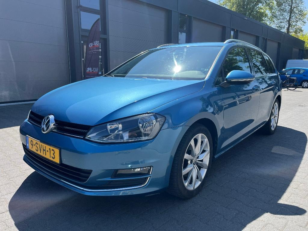 VW Golf 1.4 TSI 90KW Variant, Auto's, Volkswagen, Euro 5, Lichtsensor, Blauw, Alcantara