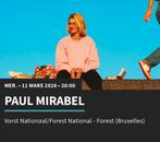 Une place Paul Mirabel Belgique Forest National, Une personne, Mars